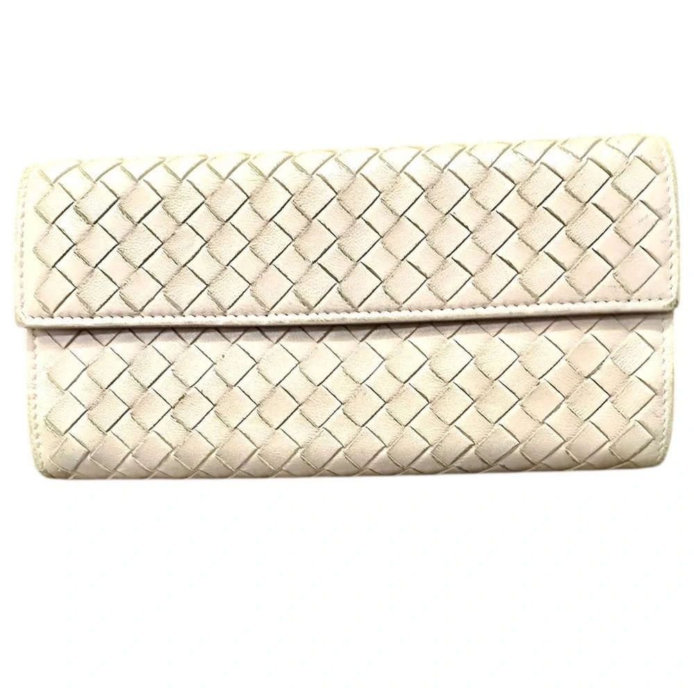 Bottega Veneta Intrecciato Light Blush Long Wallet
